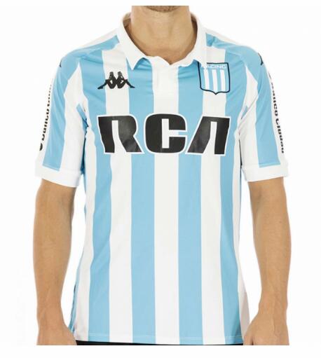 2018-19 Argentina Racing Club Home Soccer Jersey Shirt